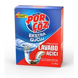 پودر لوله بازکن پورچوز Extra Güçlü حاوی دو بسته 75 گرمی