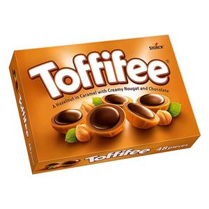 شکلات تافیفی 125 گرم بسته 15 عددی Toffifee ا 