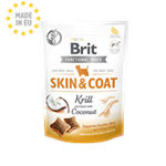 تشویقی نیمه تر سگ بریت کر اسکین اند کت Brit care functional snack skin&coat