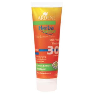 کرم ضد آفتاب رنگی آردن Herba Sense SPF30 فاقد چربی Ardene Herba Sense Tinted Sunscreen Cream SPF30 30ml
