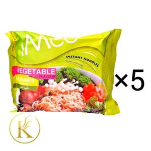 نودل تایلندی ایمی با طعم سبزیجات 70 گرمی بسته ی 5 عددی Imee