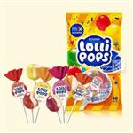 آبنبات چوبی لولی پاپز Lollipops روشن بسته 48 عددی