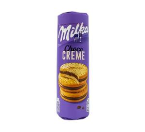 بیسکوییت ساندویچی شوکو کرم با لایه کرم شکلاتی 260 گرم میلکا Milka choco creme