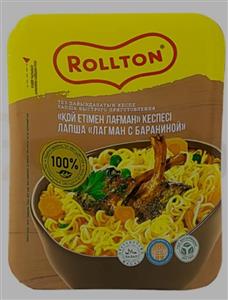 نودل بشقابی رولتون Rollton با طعم گوشت گوسفند 90 گرم