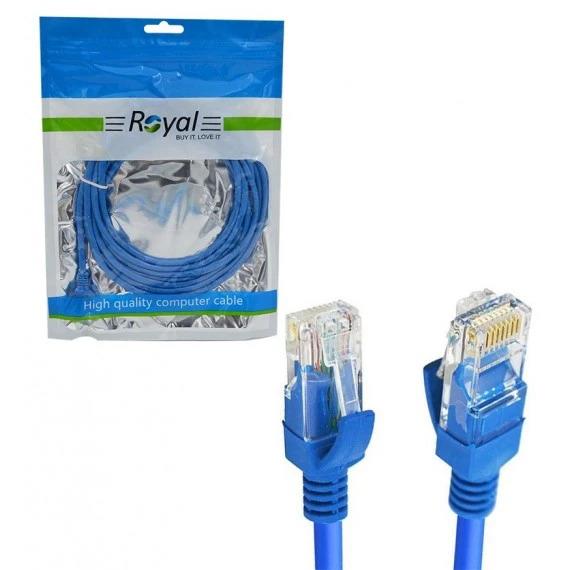 Royal  Cat 6 3M  Blue Cable