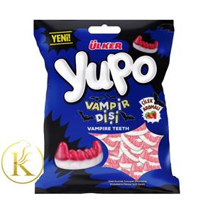 پاستیل یوپو اولکر مدل خوناشام با طعم توت فرنگی (80 گرم) yupo ulker
