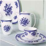 Zarin Iran Porcelain Inds Italia-F Florence 17 Pieces Porcelain Tea Set Top Grade