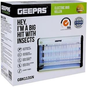 حشره کش برقی جیپاس مدل 1131N بدون بو با قدرت ا Geepas Fly And Insect Killer Powerful Zapper 12W UV Light Professional Electric Bug Wasp Killing Mesh Grid, With Detachable Hang 