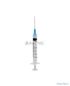 سرنگ 3 سی سی حلما طب پیستون دار (سه تیکه)