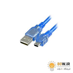 کابل تبدیل USB-A به Mini USB شیلددار 30 سانت