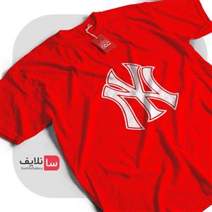 تیشرت قرمز برند NY