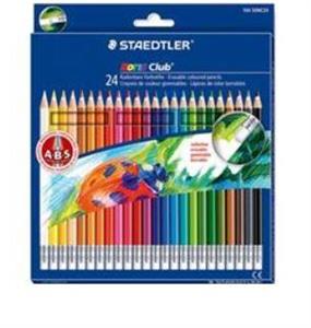 مداد آبرنگی 24 رنگ استدلر مدل نوریس کلاب 144 Staedtler Noris Club 144 24 Watercolor Pencil