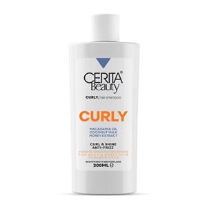 شامپو مغذی موی فر ضدوز و آبرسان سریتا Cerita Beauty Curly Hair Shampoo 200ml