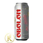 نوشیدنی آبجو ابولون کلاسیک قوطی ( بدون الکل) 500 میل OBOLON