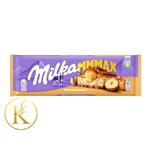 شکلات تخته ای فندق و تافی تریپل مکس میلکا (300گرم) milka max
