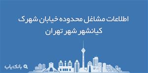 اطلاعات مشاغل محدوده خیابان شهرک کیانشهر شهر تهران