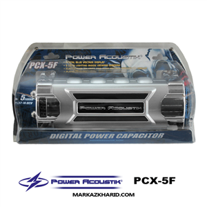 PowerAcoustik PCX-5F خازن 5 فاراد ماشین پاور آکوستیک 