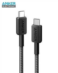 کابل USB C به USB C انکر Anker 322 USB-C to USB-C A81F6 