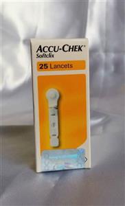 سوزن (لنست) تست قند خون اکیو چک کلیکس 25 عددی Softclix Lancets Accu-Chek