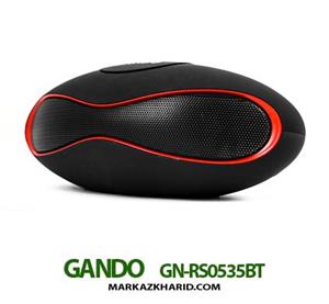 اسپیکر شارژی گاندو بلوتوث دار مشکی Gando Wireless Stereo Speaker GN-RS0535BT Black 