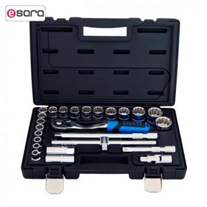 مجموعه 25 عددی آچار بکس لیکوتا مدل ALK-8001W