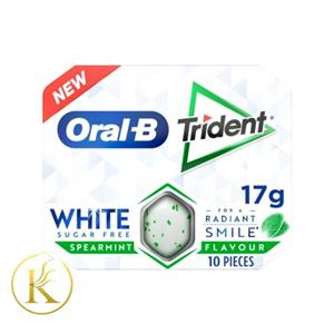 آدامس سفید کننده اورال بی تریدنت 10 عددی (17 گرم) oral-b Trident 