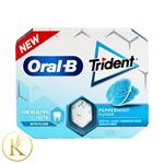 آدامس اورال بی تریدنت نعنا خنک 10 عددی (17 گرم) oral-b Trident