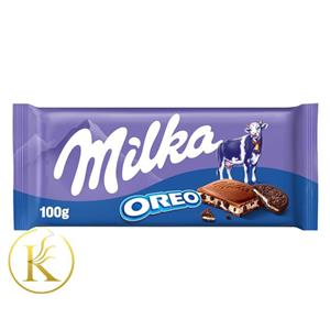 شکلات تابلت میلکا با مغز بیسکوییت اوریو (100 گرم) oreo milka 