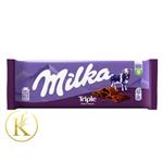 شکلات تابلت میلکا با مغز تریپل چاکلت (100 گرم) milka