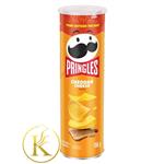 چیپس پرینگلز نارنجی با طعم پنیر چدار 158 گرمی pringles