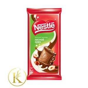 شکلات تابلت نستله با مغز فندق وزن 82 گرم nestle 