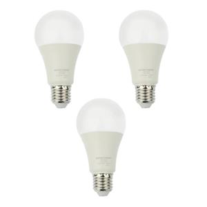 لامپ کم مصرف ال ای دی 16 وات بدیع نور مدل A65 پایه E27 مجموعه 3 عددی