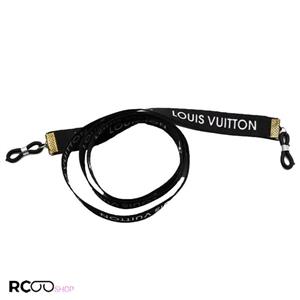 بند عینک نواری Louis Vuitton (لویی ویتون) با رنگ مشکی و از جنس پارچه‌ای مدل 992545
