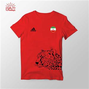 تیشرت قرمز یوز ایران