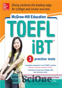 دانلود کتاب McGraw-Hill Education TOEFL iBT with 3 Practice Tests and DVD-ROM – آموزش McGraw-Hill Toefl IBT با 3 تست...
