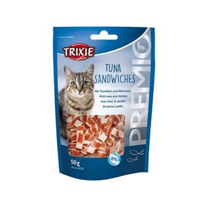 غذای تشویقی گربه تریکسی مدل Tuna Sandwiches وزن 50 گرم 