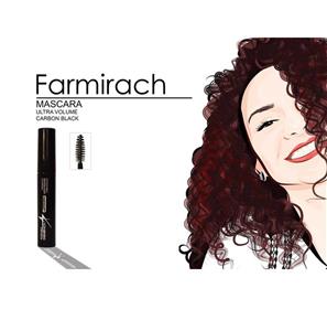 فارمیراچ ریمل سیلور مشکی انتی الرژی FARMIRACH ANTI ALLERGY ULTRA VOLUME CARBON BLACK MASCARA 