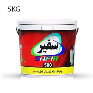 رنگ تمام پلاستیک سفیر قابل شستشو دبه ( 5 کیلویی )