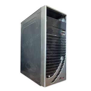 قاب کیس کامپیوتر Top Most Black Silver استوک