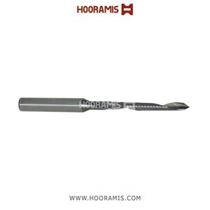 مته اختصاصی تک کاناله با مارپیچ راستگرد ۸ ۹۰ ۴۰ ۶ از جنس Solid Carbide جهت ایجاد شیار اب بر روی پروفیلهای uPVC در ماشینهای AFS BJM Rotox Schirmer Schtec etc 