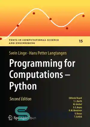 دانلود کتاب Programming For Computations – Python: A Gentle Introduction To Numerical Simulations With Python 3.6 – برنامه نویسی برای...
