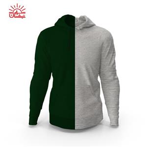 هودی زیتونی ملانژ ساده