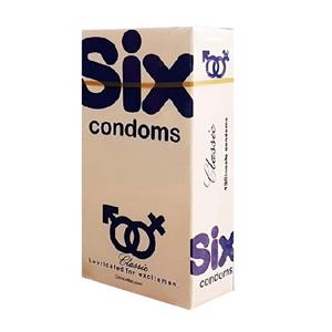 کاندوم سیکس مدل Classic بسته 12 عددی 