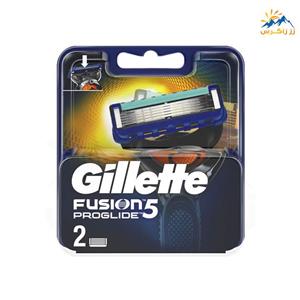تیغ یدک 2 عددی ژیلت مدل Fusion Proglide Gillette Fusion Proglide Blades Pack of 2