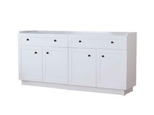 میز کنسول کلاسیک سفید ساده CN427