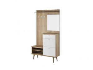 جالباسی جاکفشی ورودی منزل آینه دار BL474