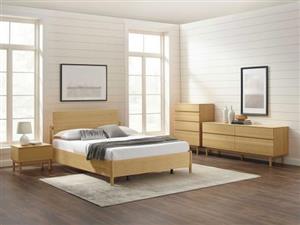 سرویس خواب دونفره مدرن چوبی مینیمال نیکی