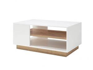 میز جلو مبلی سفید ساده ام دی اف MF 340