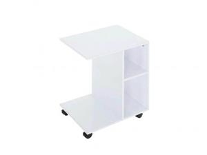 میز لپ تاپ جلو مبلی ساده سفید MLP118