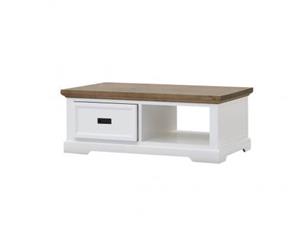 میز جلو مبلی چوبی سفید آرتین